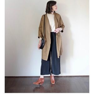 Elizabeth Suzann Harper Jacket 
clay cotton canvas /OS minus